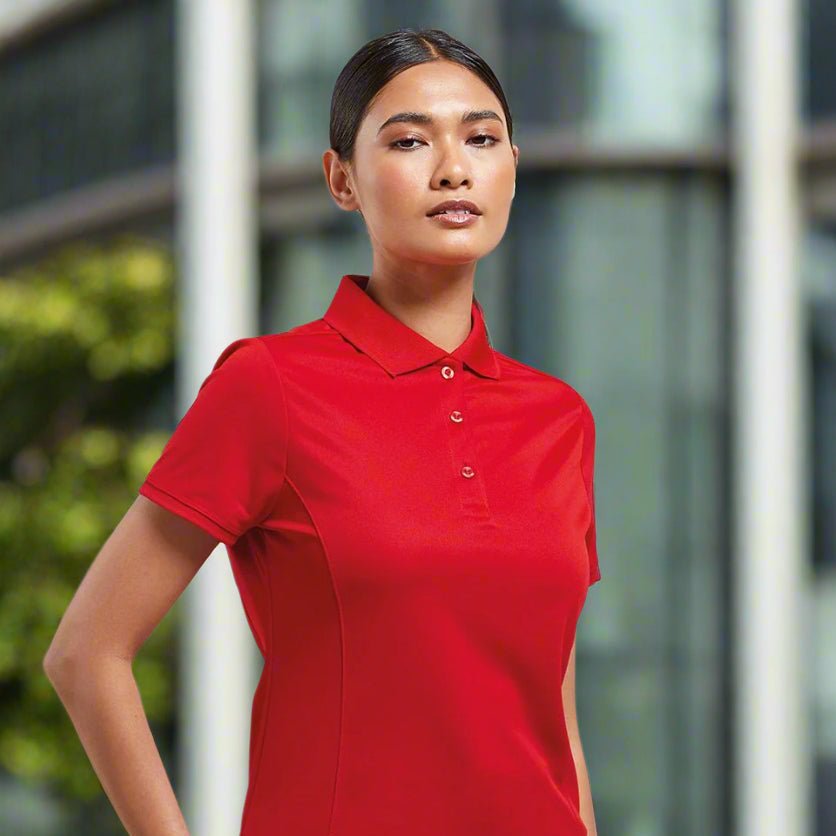 PR616: Ladies Pique Polo Shirt Womens Polos Premier