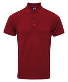 PR630: Performance Mens Polo Shirt Mens Polos Premier Burgundy S