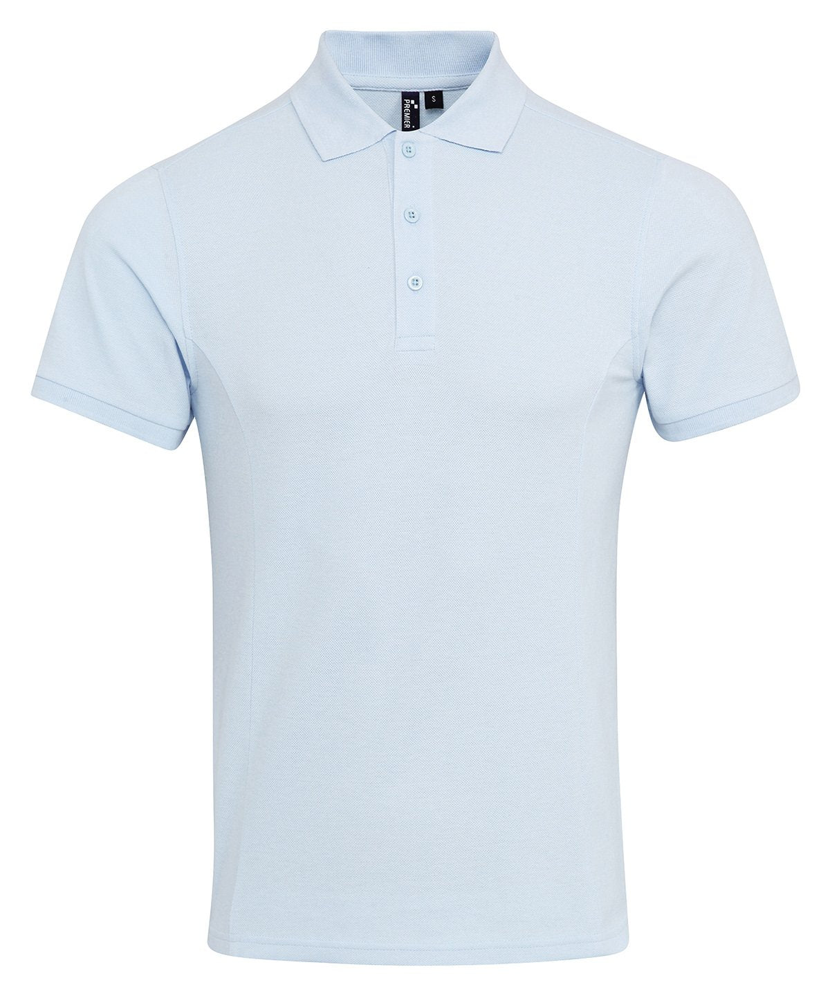 PR630: Performance Mens Polo Shirt Mens Polos Premier Light Blue S