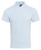 PR630: Performance Mens Polo Shirt Mens Polos Premier Light Blue S