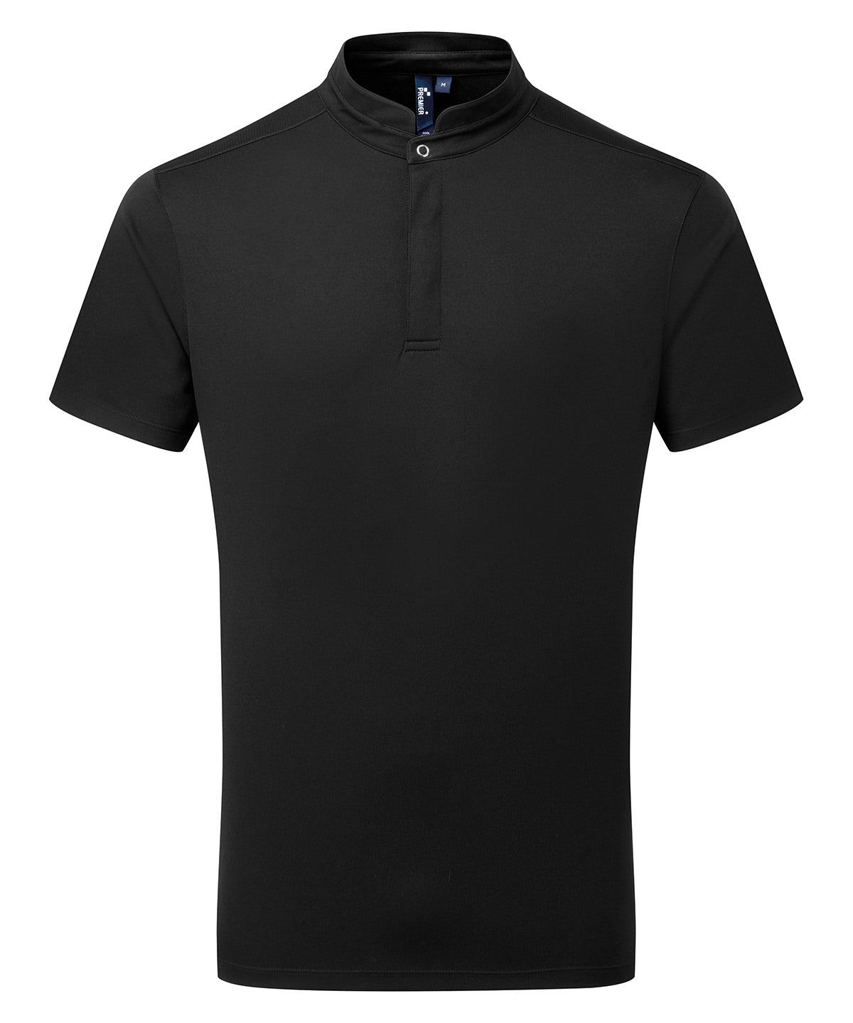 PR646: Coolchecker Short Sleeve Chefs Shirt Chefs Jacket Premier Black XS