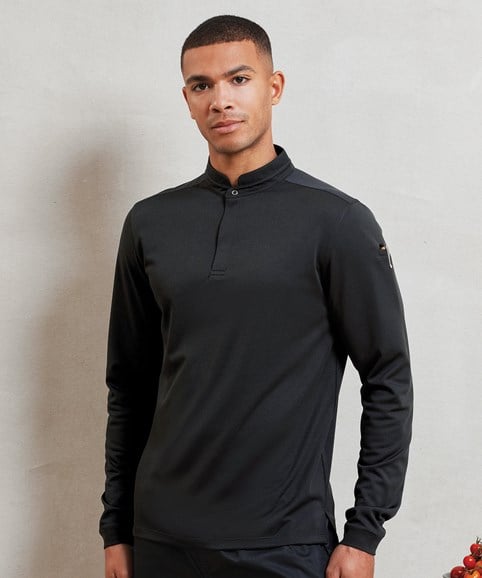 PR647: Coolchecker Long Sleeve Chefs Shirt Chefs Jacket Premier