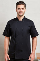 PR656: Short Sleeve Chefs Jacket Chefs Jacket Premier