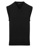PR699: Mens Sleeveless Sweater Mens Knitwear Premier Black XS