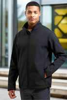 PR810: Windchecker Mens Softshell Jacket Mens Softshell Jackets Premier Black S