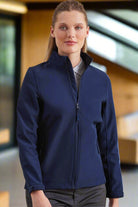PR812: Windchecker Ladies Softshell Jacket Womens Softshell Jackets Premier Navy XS