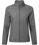 PR812: Windchecker Ladies Softshell Jacket Womens Softshell Jackets Premier Dark Grey XS