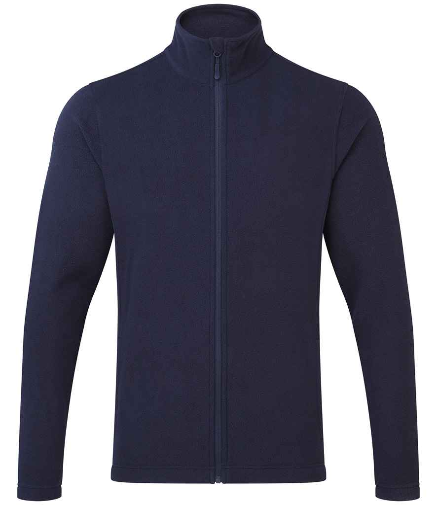 PR830: Mens Full Zip Microfleece Mens Fleeces Premier Navy S