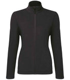PR832: Ladies Full Zip Microfleece Jacket Womens Fleeces Premier Black XS