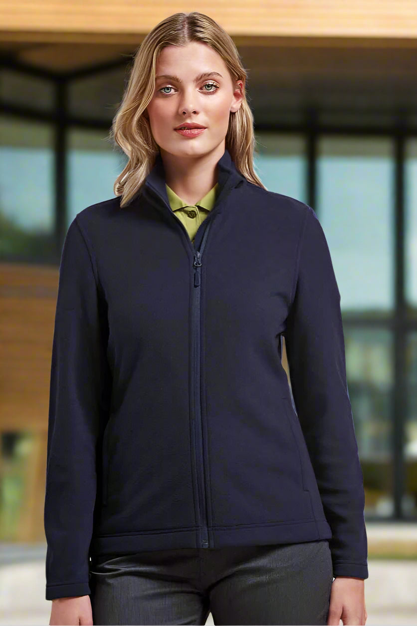 PR832: Ladies Full Zip Microfleece Jacket Womens Fleeces Premier