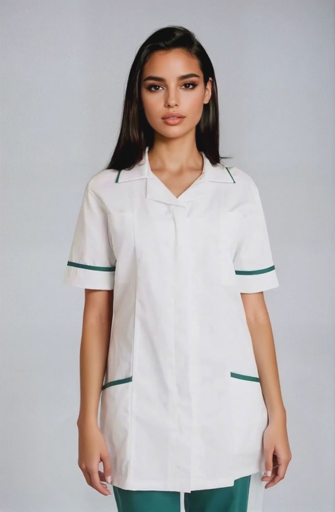 Ladies Revere Collar Tunic Ladies Healthcare Tunic Behrens