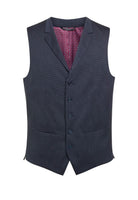 Proteus Mens Waistcoat Mens Waistcoat Brook Taverner Navy Pin Dot 34"