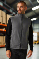 RG185: Mens Microfleece Bodywarmer Mens Bodywarmers Regatta Professional Seal Grey S