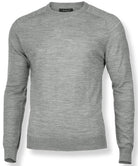 Richmond – Elegant Merino Blend Mens Knitwear Nimbus Grey Melange S