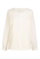 Riola Crepe de Chine Blouse Blouses Brook Taverner Cream 6
