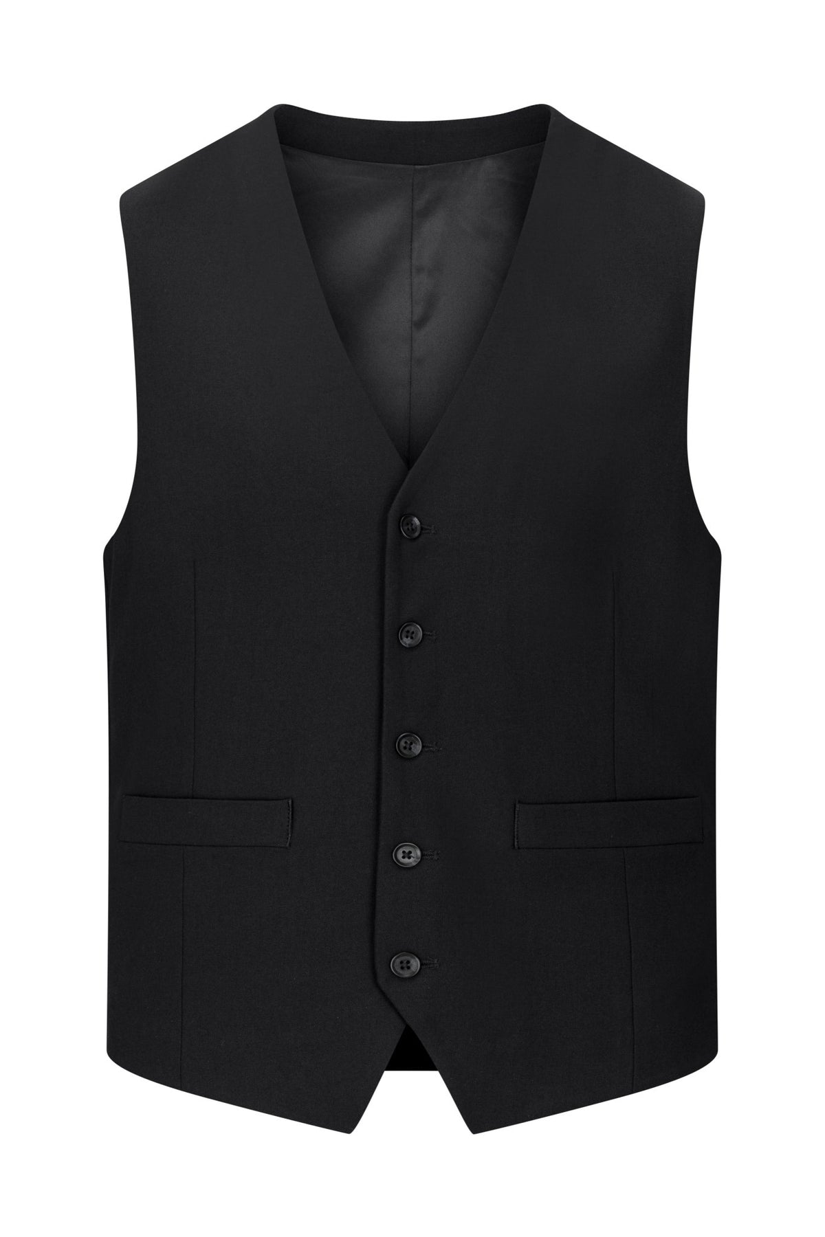 Ritz Men's Waistcoat Mens Waistcoat Clubclass Black 34