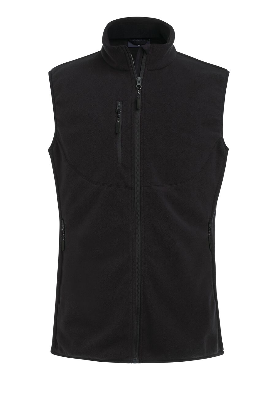 Rochester Mens Fleece Gilet Mens Bodywarmers Brook Taverner Black XS