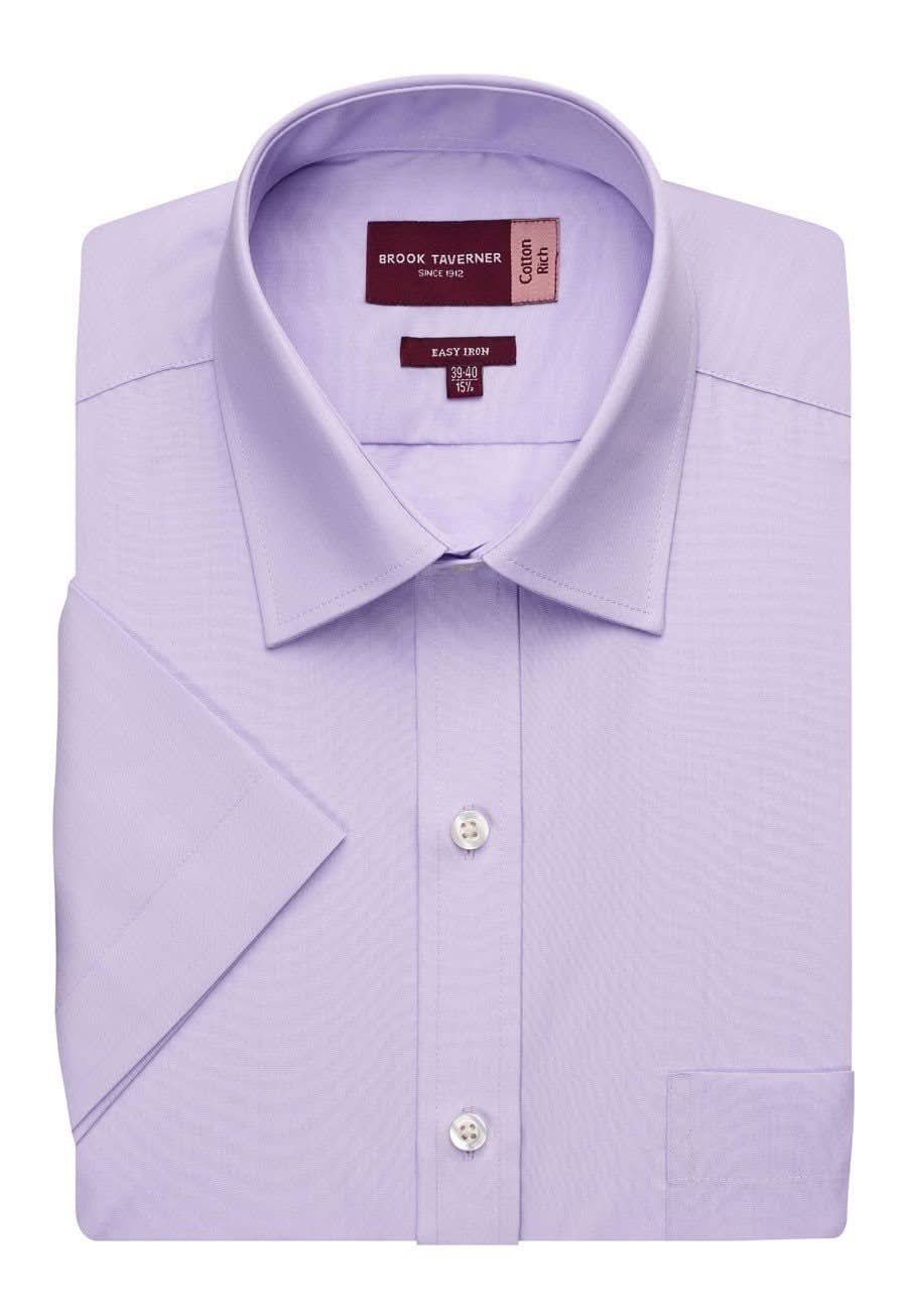 Rosello Mens Classic Fit Shirt Mens Short Sleeve Shirts Brook Taverner