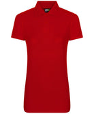 RX01F: Ladies Pro Work Polo Shirt Workwear ProRTX Red XS