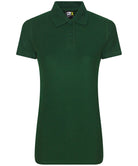 RX01F: Ladies Pro Work Polo Shirt Workwear ProRTX Bottle Green XS