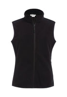Savannah Women's Core Fleece Gilet Womens Bodywarmers Brook Taverner Black XS