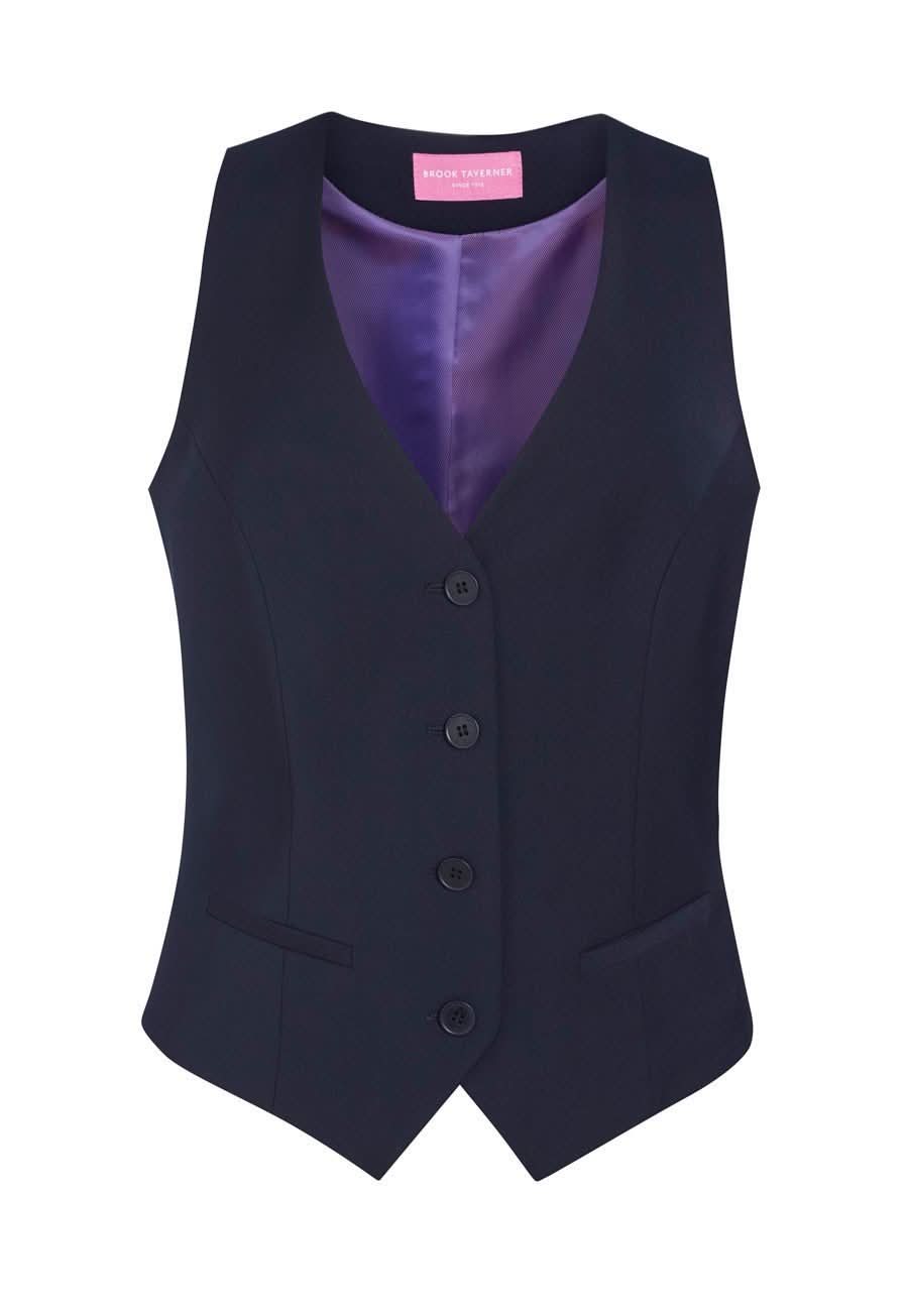 Scapoli Women's Waistcoat Ladies Waistcoat Brook Taverner Navy 6