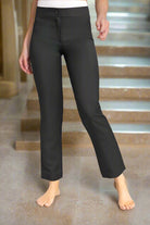 Ladies Classic Beauty Trouser Salon & Spa Trousers Diamond Designs Black 4