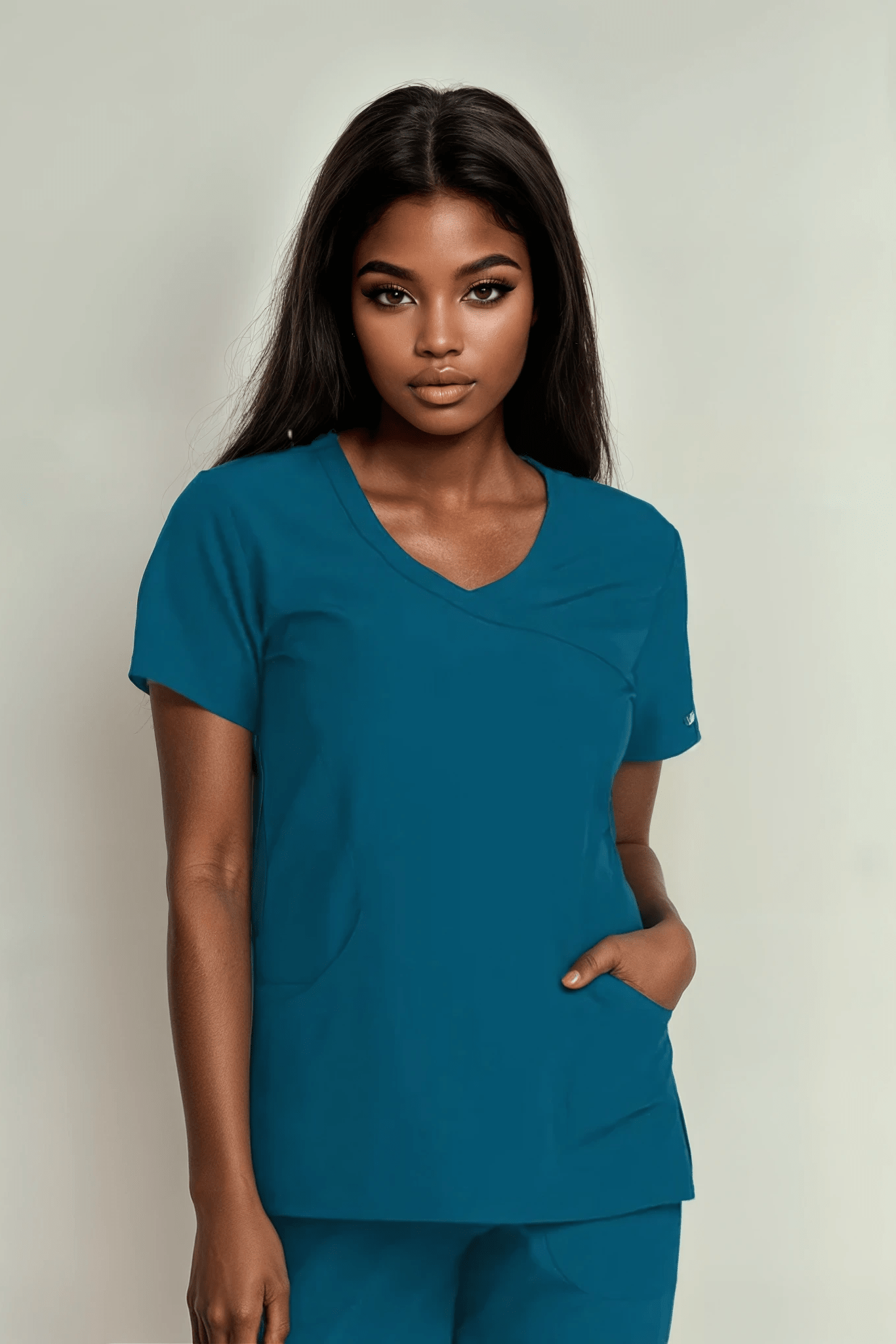 Skechers Reliance Womens Scrub Top Ladies Scrub Top Skechers Bahama Blue XXS