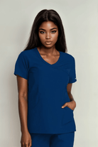 Skechers Reliance Womens Scrub Top Ladies Scrub Top Skechers Navy XXS