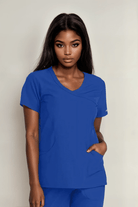 Skechers Reliance Womens Scrub Top Ladies Scrub Top Skechers Galaxy Blue XXS