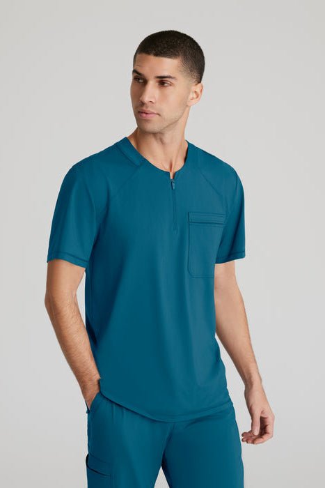 Skechers Slip-Ins Unisex Flex Scrub Top Unisex Scrub Top Skechers Bahama Blue XS
