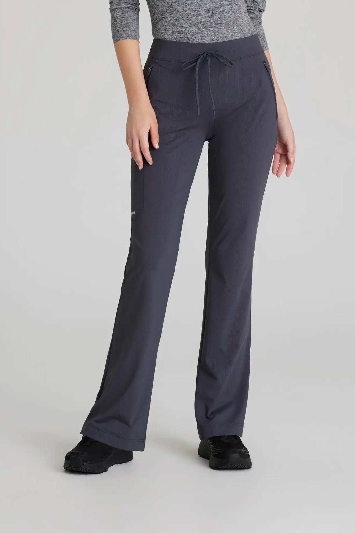 Skechers Slip-Ins Womens Glide Flare Scrub Trouser Ladies Scrub Trousers Skechers Pewter XXS
