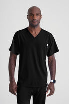 Skechers Structure Unisex Scrub Top Unisex Scrub Top Skechers Black XS