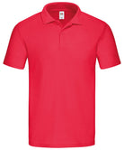SS029: Original Polo Mens Polos Fruit of the Loom Red S