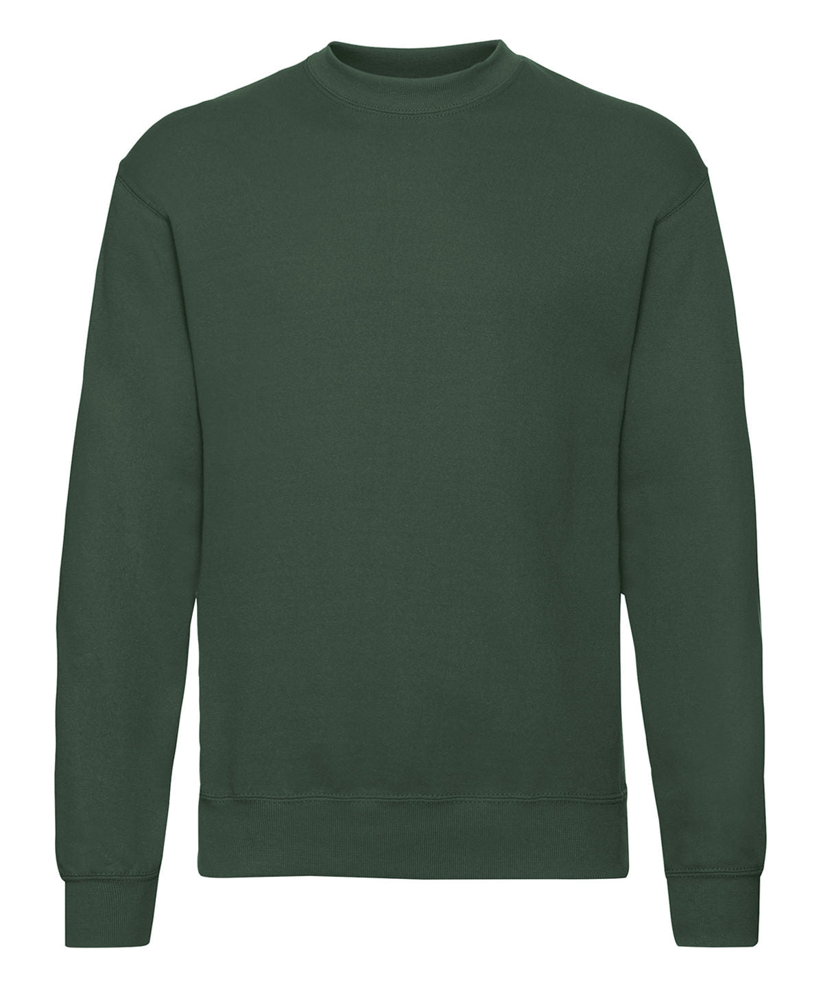 SS200: Classic 80/20 Sweatshirt Mens Sweatshirts Fruit of the Loom Bottle Green S