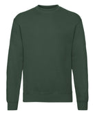 SS200: Classic 80/20 Sweatshirt Mens Sweatshirts Fruit of the Loom Bottle Green S