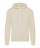 SS224: Classic 80/20 Hoodie Mens Hoodies Fruit of the Loom Natural S