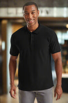 SS255: Mens Premium Polo Mens Polos Fruit of the Loom Black S