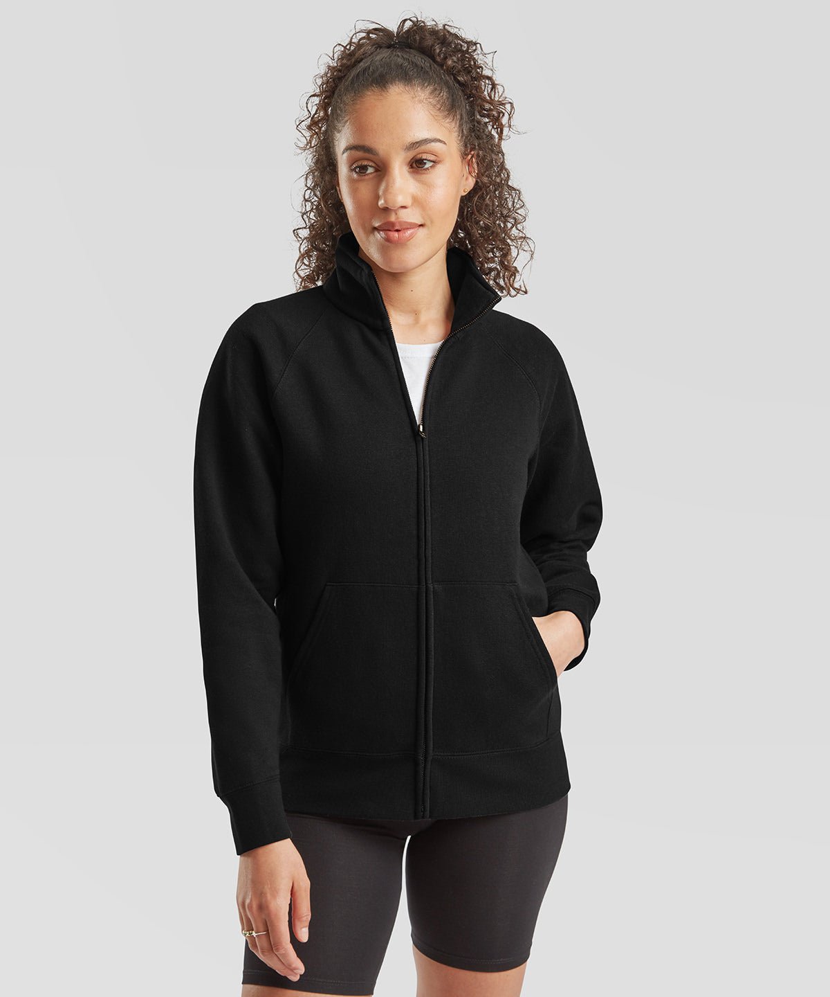 SS310: Womens Premium 70/30 Sweatshirt Jacket Womens Sweatshirts Fruit of the Loom