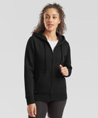 SS312: Premium Ladies 70/30 Hooded Sweatshirt Jacket Womens Hoodies Fruit of the Loom