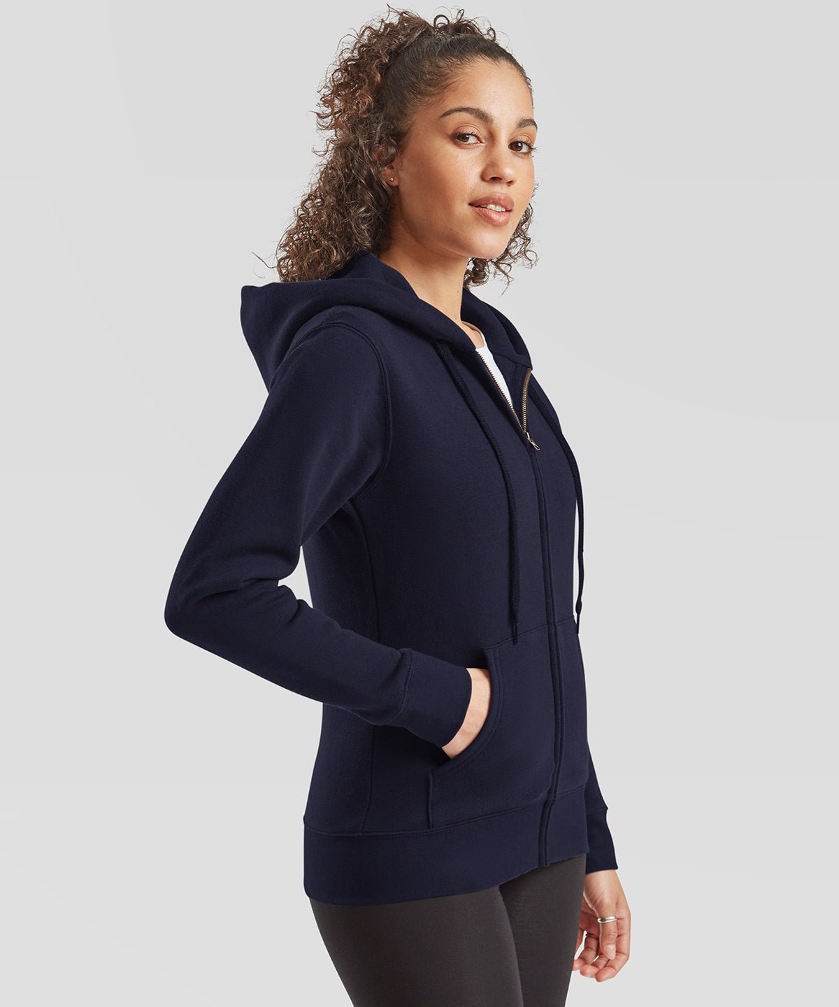 SS312: Premium Ladies 70/30 Hooded Sweatshirt Jacket Womens Hoodies Fruit of the Loom