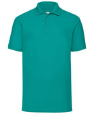 SS402: Mens 65/35 Polo Mens Polos Fruit of the Loom Emerald S