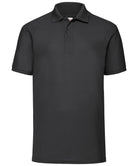 SS402: Mens 65/35 Polo Mens Polos Fruit of the Loom Black S