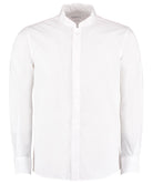 KK161: Mens Mandarin Collar Shirt Mens Long Sleeve Shirts Kustom Kit