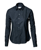 Torrance Women's Denim Shirt Womens Long Sleeve Shirts Nimbus Indigo Blue XS