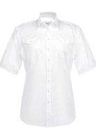 Trapani Women's Pilot Shirt Womens Short Sleeve Shirts Brook Taverner White 6