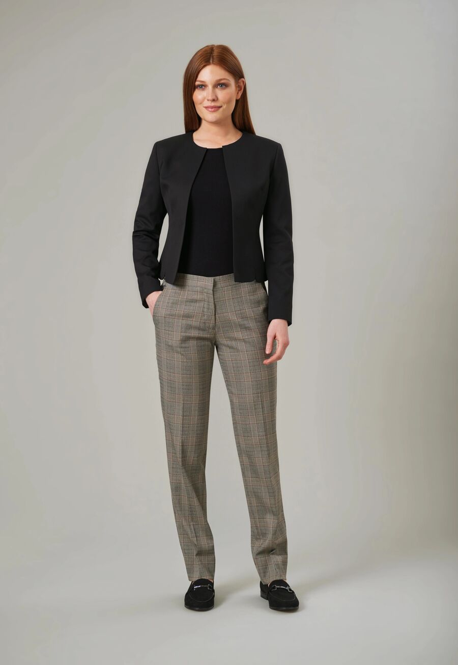 Vega Women's Collarless Suit Jacket Ladies Suit Jacket Brook Taverner