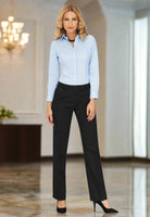 Venus Women's Straight Leg Suit Trouser Ladies Suit Trouser Brook Taverner Navy 4 Regular