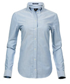 Women’s Perfect Oxford Shirt Womens Long Sleeve Shirts Tee Jays Light Blue XS
