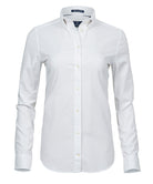 Women’s Perfect Oxford Shirt Womens Long Sleeve Shirts Tee Jays White XS